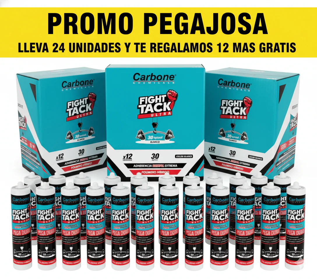 High Tack CARBONE FIGHT ULTRA PROMO PEGAJOSA lleva 24 Y TE REGALAMOS 12 (Combo 36 unidades 3 cajas de 12 unidades) (SOLO VENTA ONLINE)