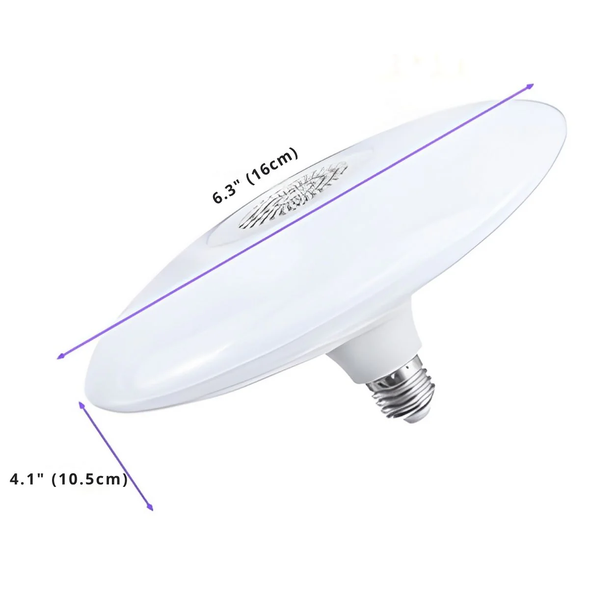 Foco LED RGB Y Luz Blanca 6500K Bluetooth Con Bocina. Lámpara Socket E27 Con Control Remoto. Bombillo Para Salas, Habitaciones, Gamers. 18W.6.3” (16CM) - Image 4