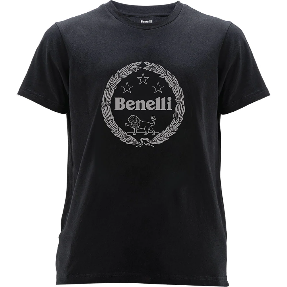 Franelas Negras Con Logo Benelli - Image 3