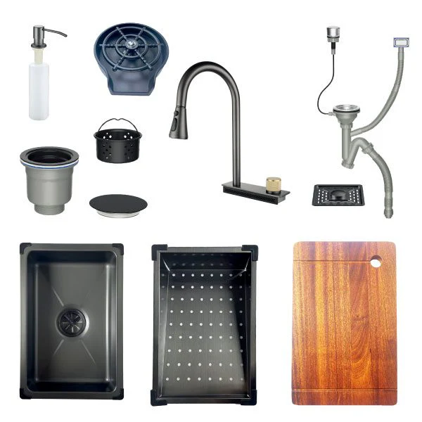 Fregador De Acero Inoxidable 29.53” X 20” X 8.66”. Siena 75. - Image 3