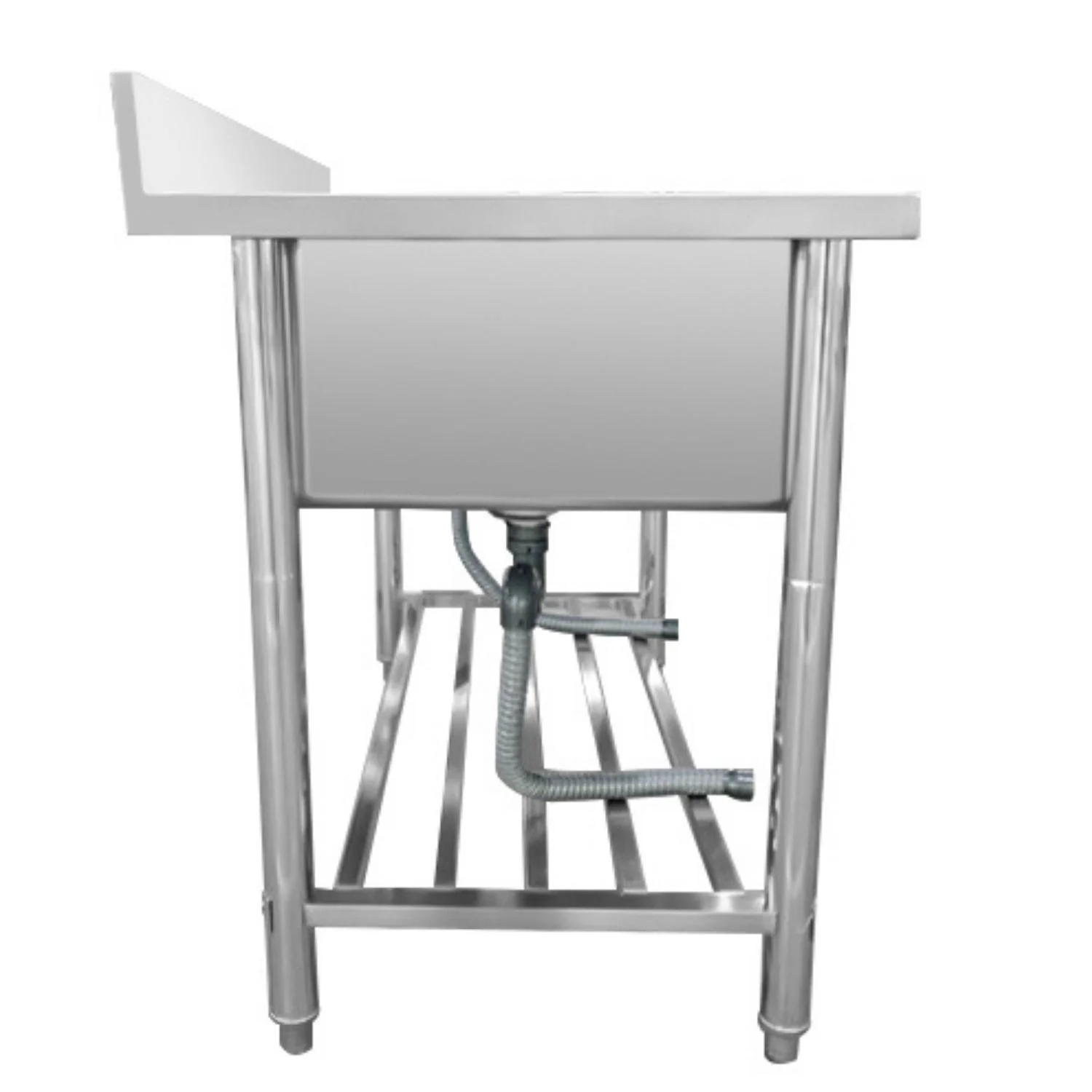 Fregador Doble 1200 X 700 X 900 Mm. Acero Inoxidable. Medida De La Tina 520Mm X 520 Mm X 300 Mm 1.0 Mm - Image 4