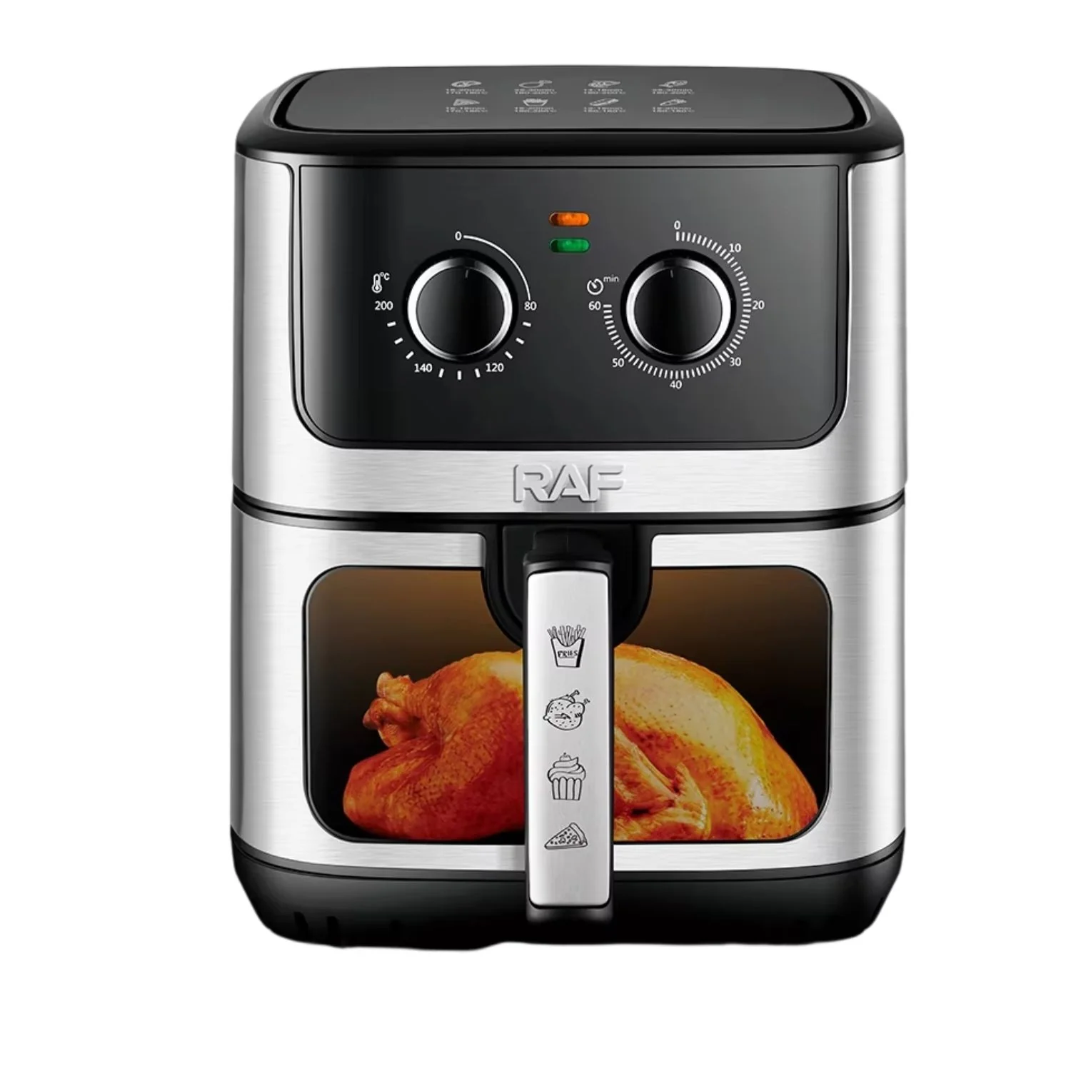 Freidora De Aire 6.5L 1500W 110V 60Hz Perilla Canasta Grande Con Ventana Antiadherente 360° Air Frier - Image 2