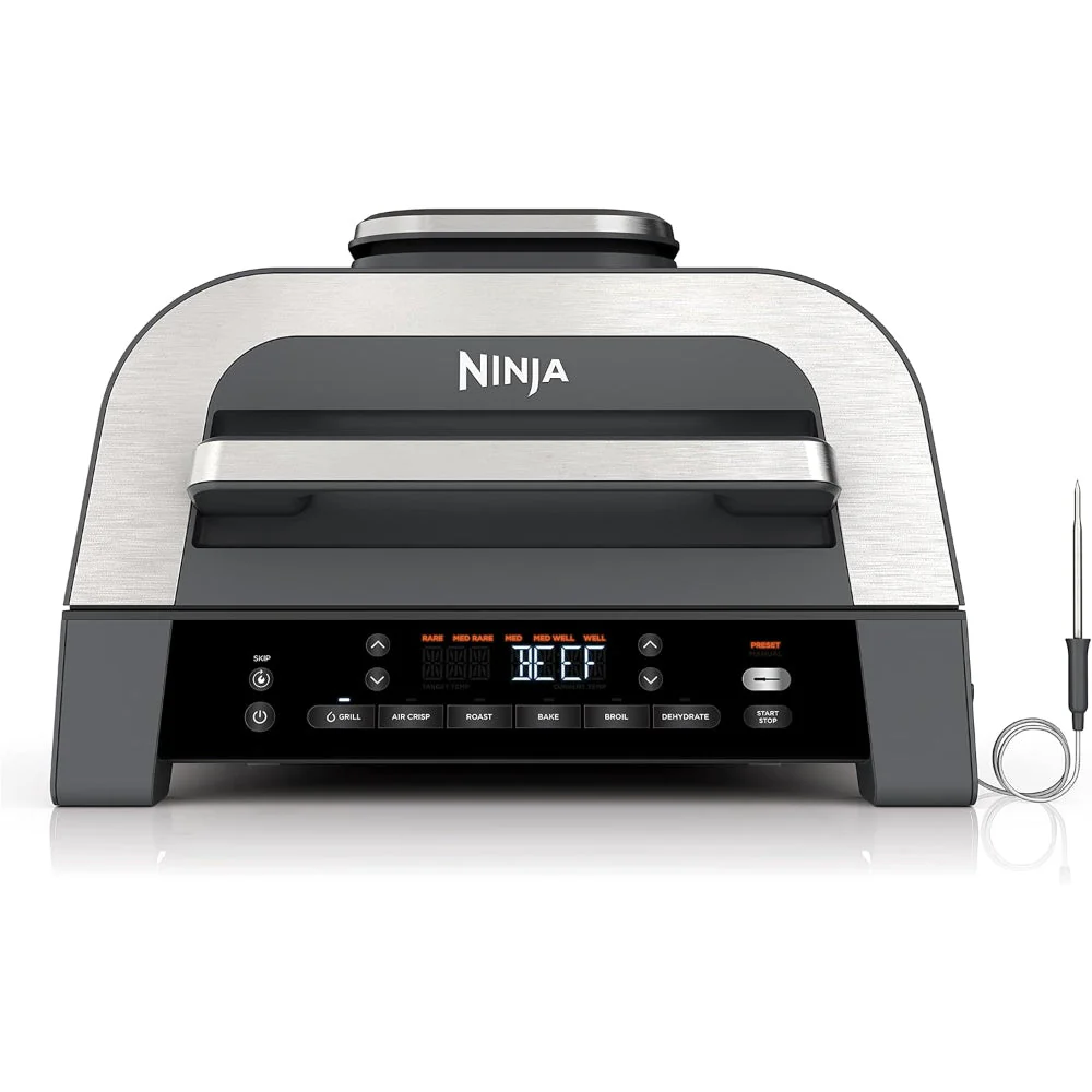 Freidora De Aire Y Parrilla Eléctrica Multifunción 6 En 1 Ninja Foodi Smart XL Con Termómetro Inteligente Integrado. - Image 2