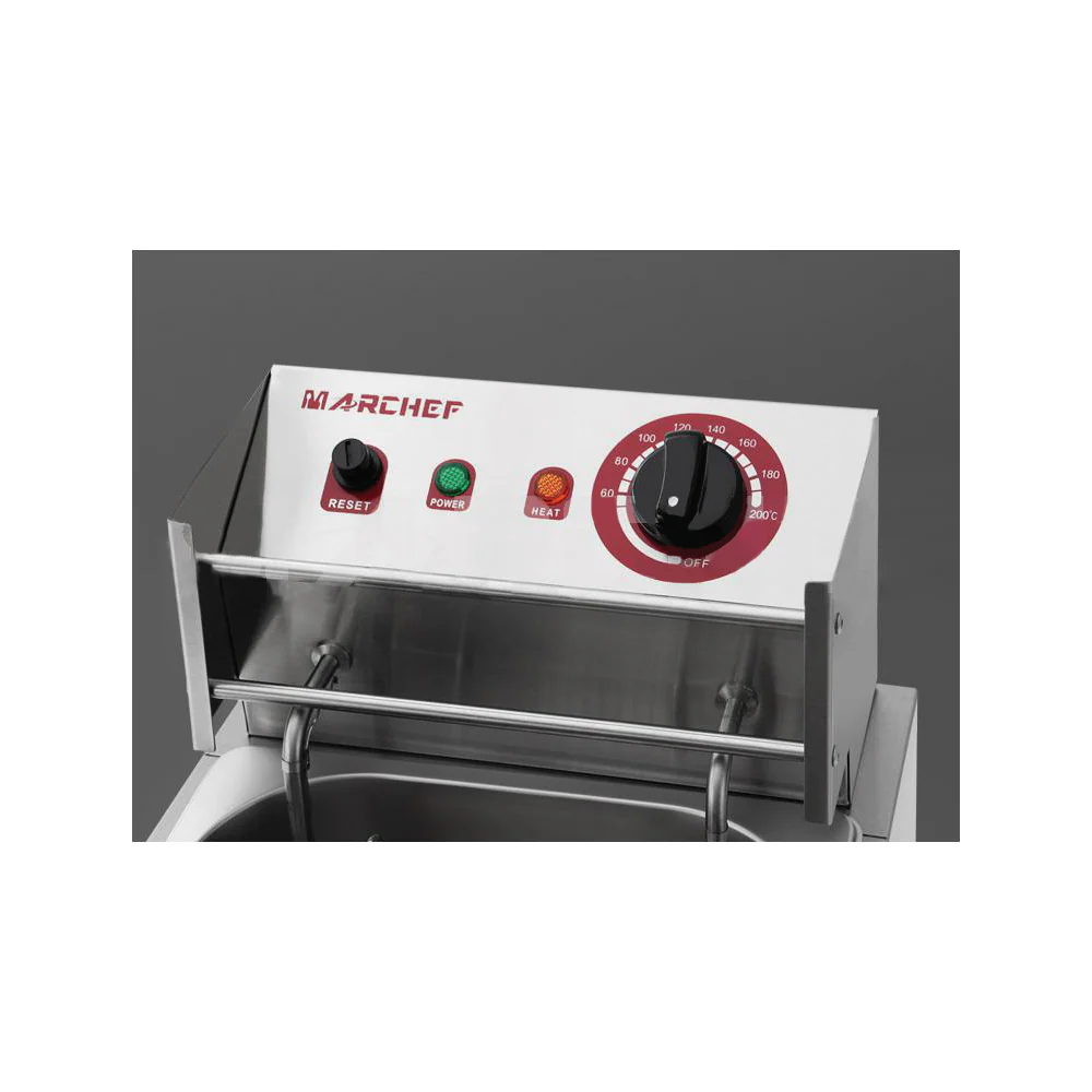Freidora Electrica Tanque 10L 2.5KW 50-200°C (Rango ±5-15°C). 110 /60 Htz 280*460*315Mm 6 Meses - Image 3