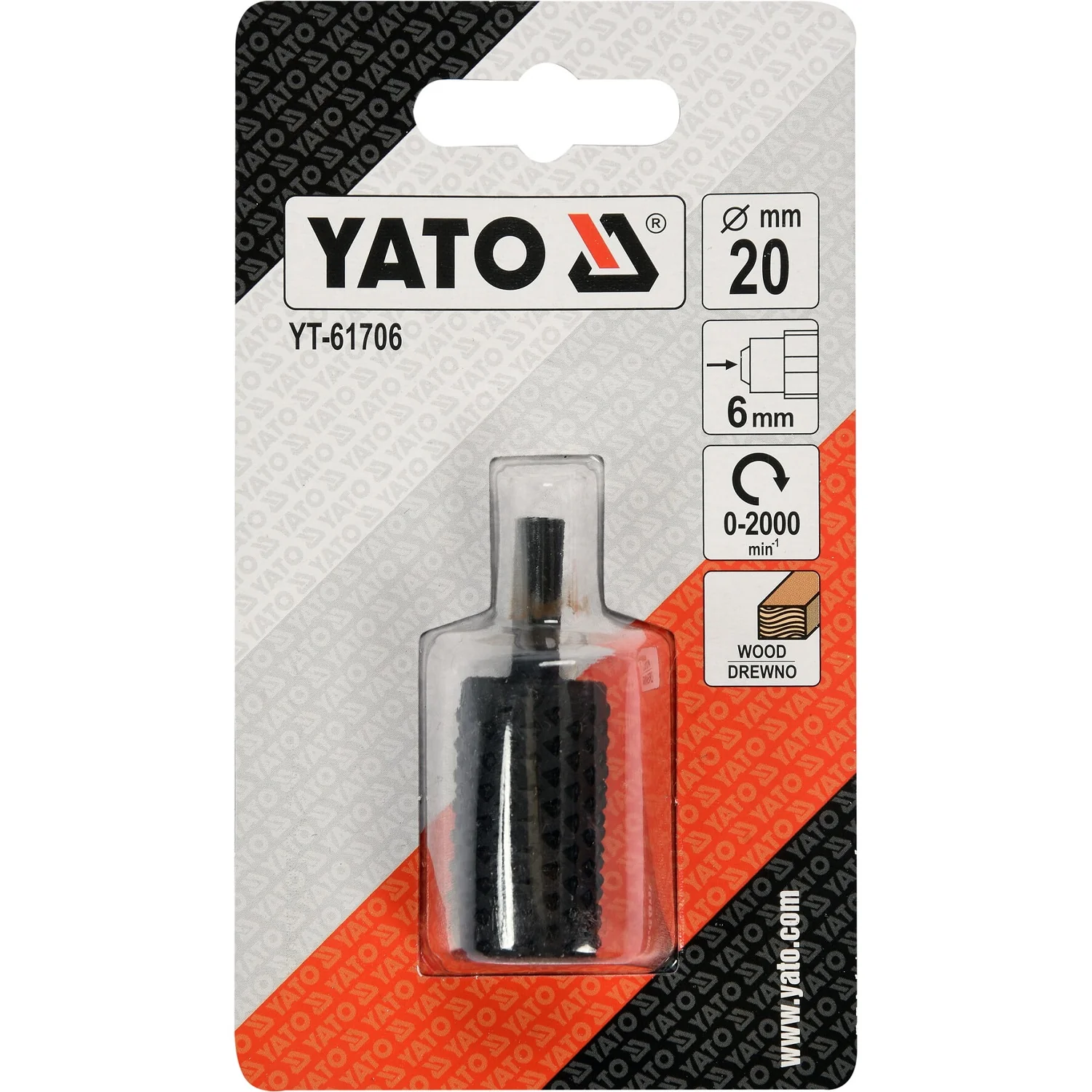 Fresa Lima Rotativa 20Mm Para Madera Vástago 6Mm. Para Motortool, Dremel - Image 3
