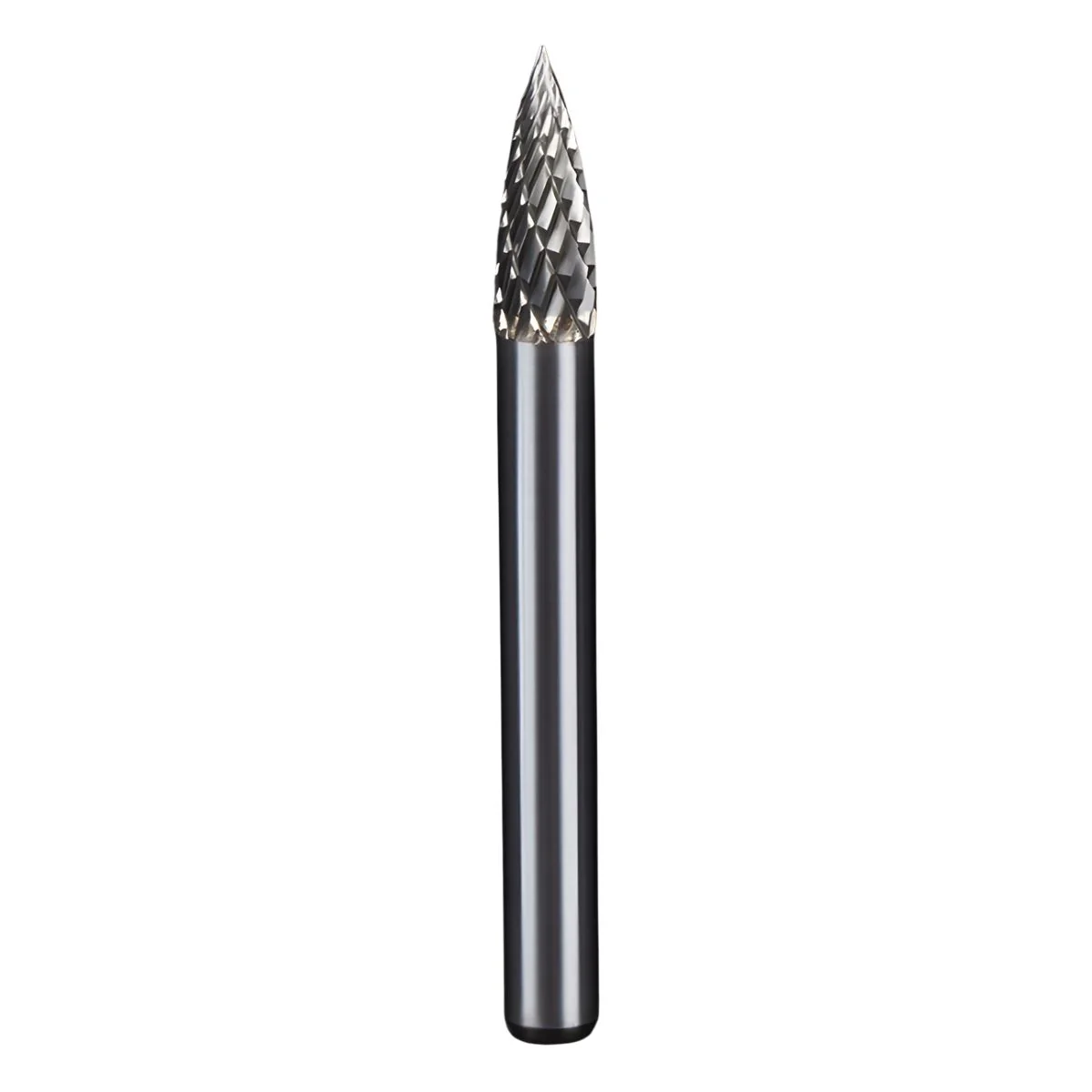 Fresa Lima Rotativa Cónica De Carburo De Tungsteno Para Mototool. Vástago: 6Mm. Cabeza: 6Mm.