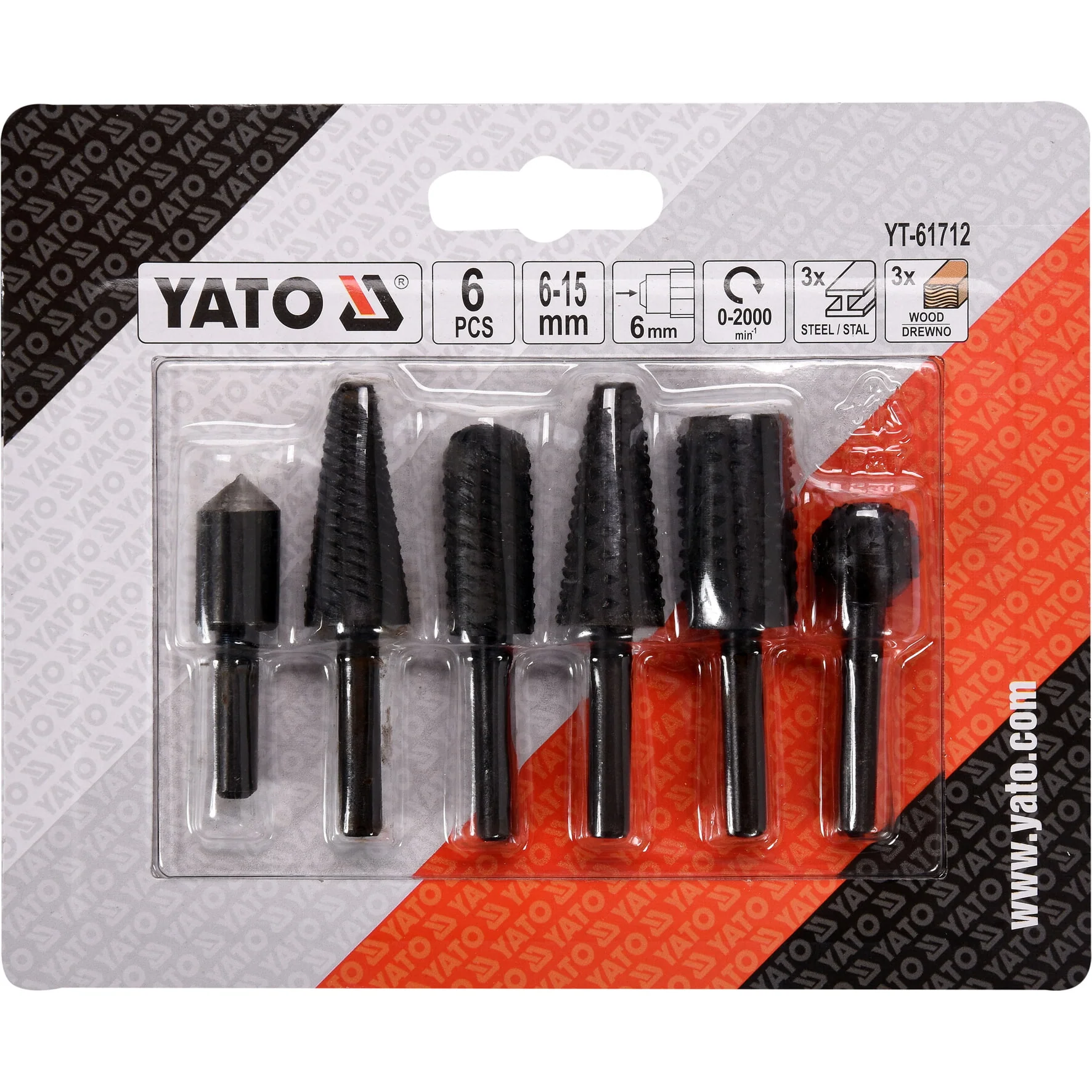 Fresas Limas Rotativas Para Madera Vástago 6Mm. Para Motortool, Dremel - Image 3