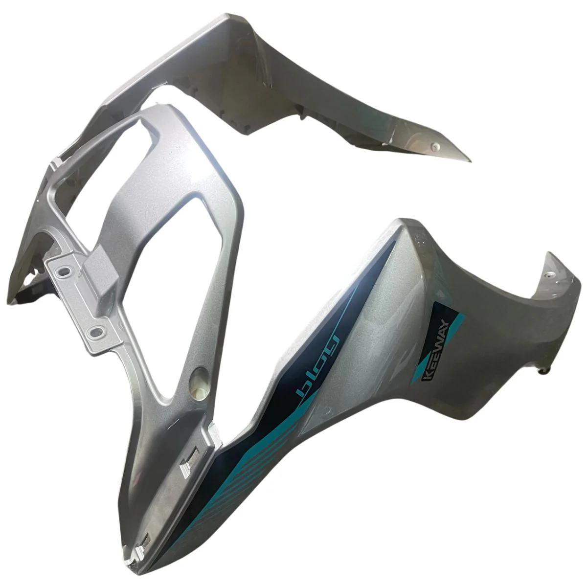 FRONT LEG SHIELD GREY G1 WITHOUT STICKER (BLOG150)