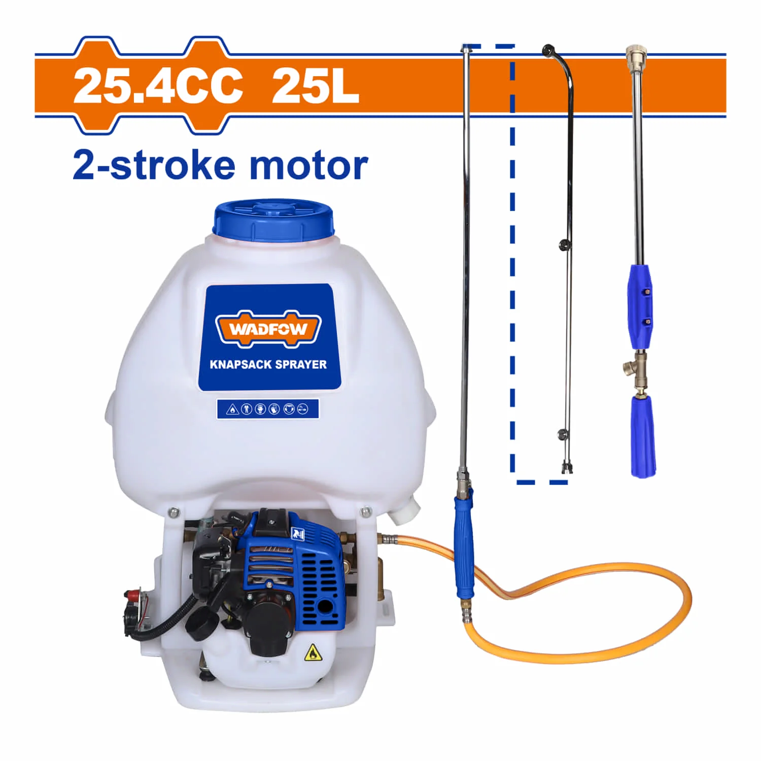 Fumigadora De Espalda Motorizada. 2 Tiempos De 25.4Cc (0.75KW). Capacidad De 25L Rociador Portátil. - Image 2