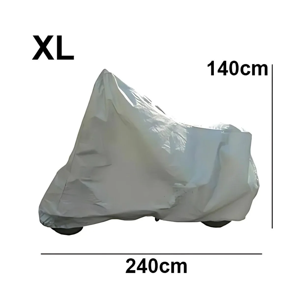 Cobertor Funda Impermeable XL (120X240cm) Para Moto. Protección Total Contra Lluvia Y Sol. Cobertor Para Motocicleta. - Image 2