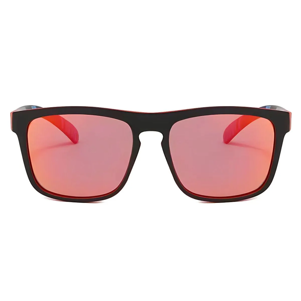 Gafas De Sol Polarizadas UV400 Lentes De Sol. Color Rojo Con Negro. - Image 2