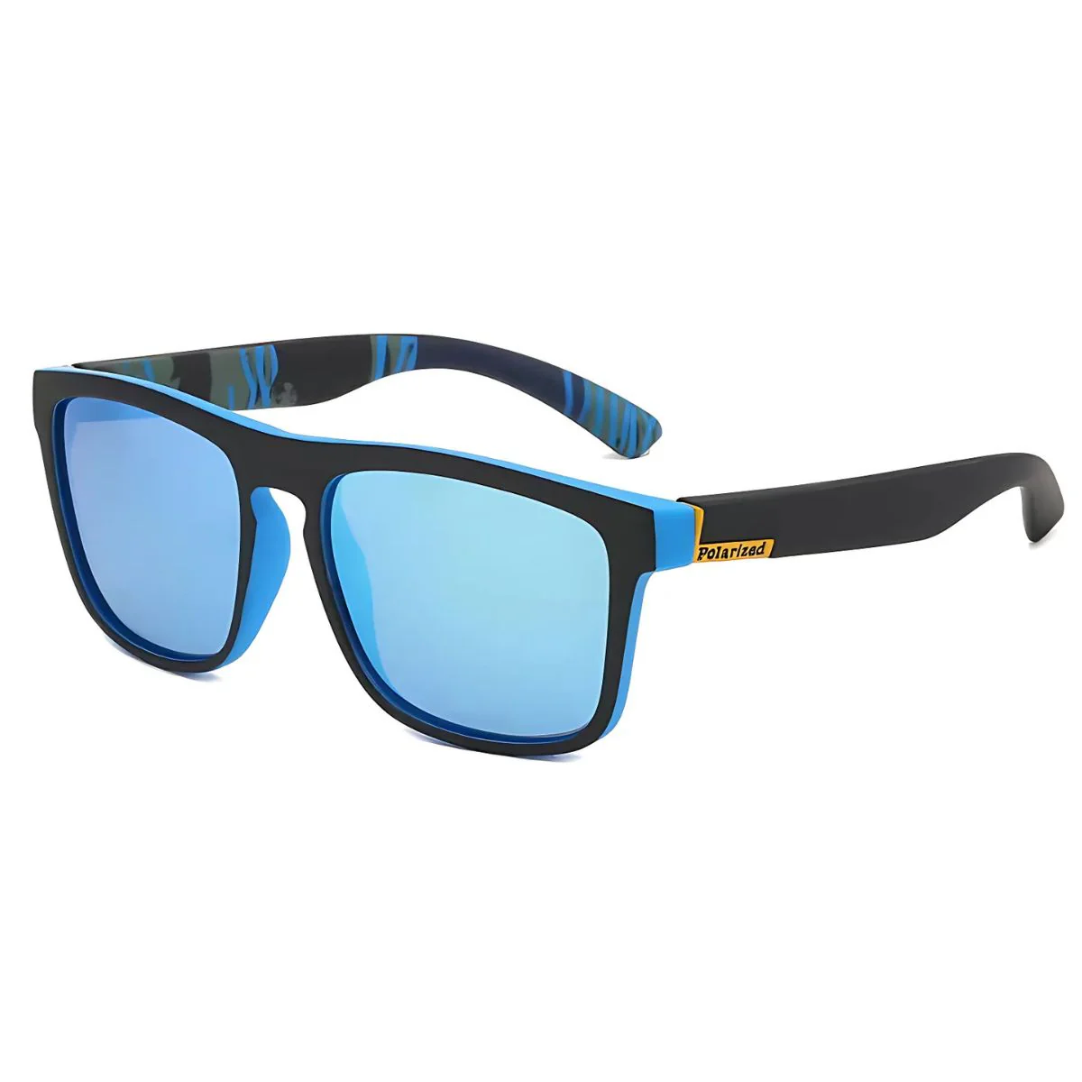 Gafas De Sol Polarizadas UV400 Lentes De Sol Con Lente Espejo Azul