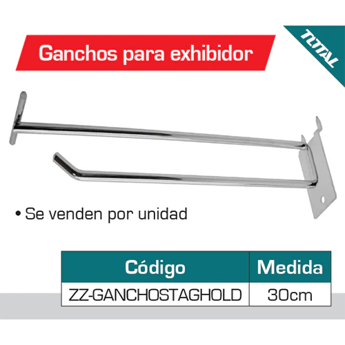 Ganchos Etiqueta Precios Para Colgar Productos Panel Perforado Exhibidor Largo 300Mm Y Diam De 5.8Mm - Image 2