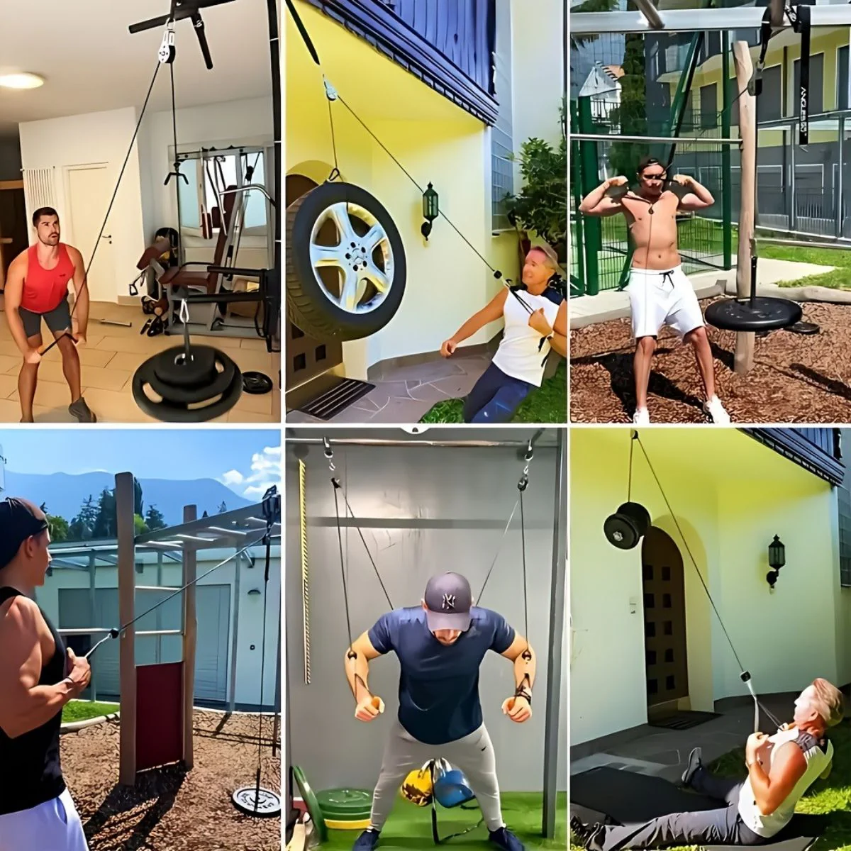 Gancho Para Hamaca Con Mosquetón De 5 Mm En Hierro. Capacidad 200 Lbs. Argolla Para Poleas, Columpios, Entrenamiento Fitness Y Cuerdas. (Set De 2 Unds) Color Negro - Image 3