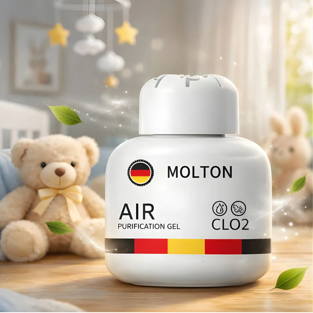 Gel Purificador De Aire CLO2 (200G). Eliminador De Malos Olores. Desinfectante Ambiental Para Hasta 20M². Neutraliza Bacterias.