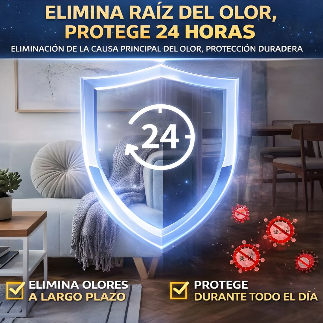 Gel Purificador De Aire CLO2 (200G). Eliminador De Malos Olores. Desinfectante Ambiental Para Hasta 20M². Neutraliza Bacterias. - Image 2
