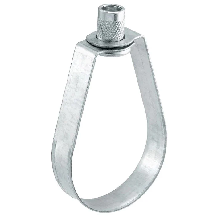 Grapa O Sujetador Tipo Pera  Para Tuberia EMT De 1 1/4".  Galvanizado En Caliente.