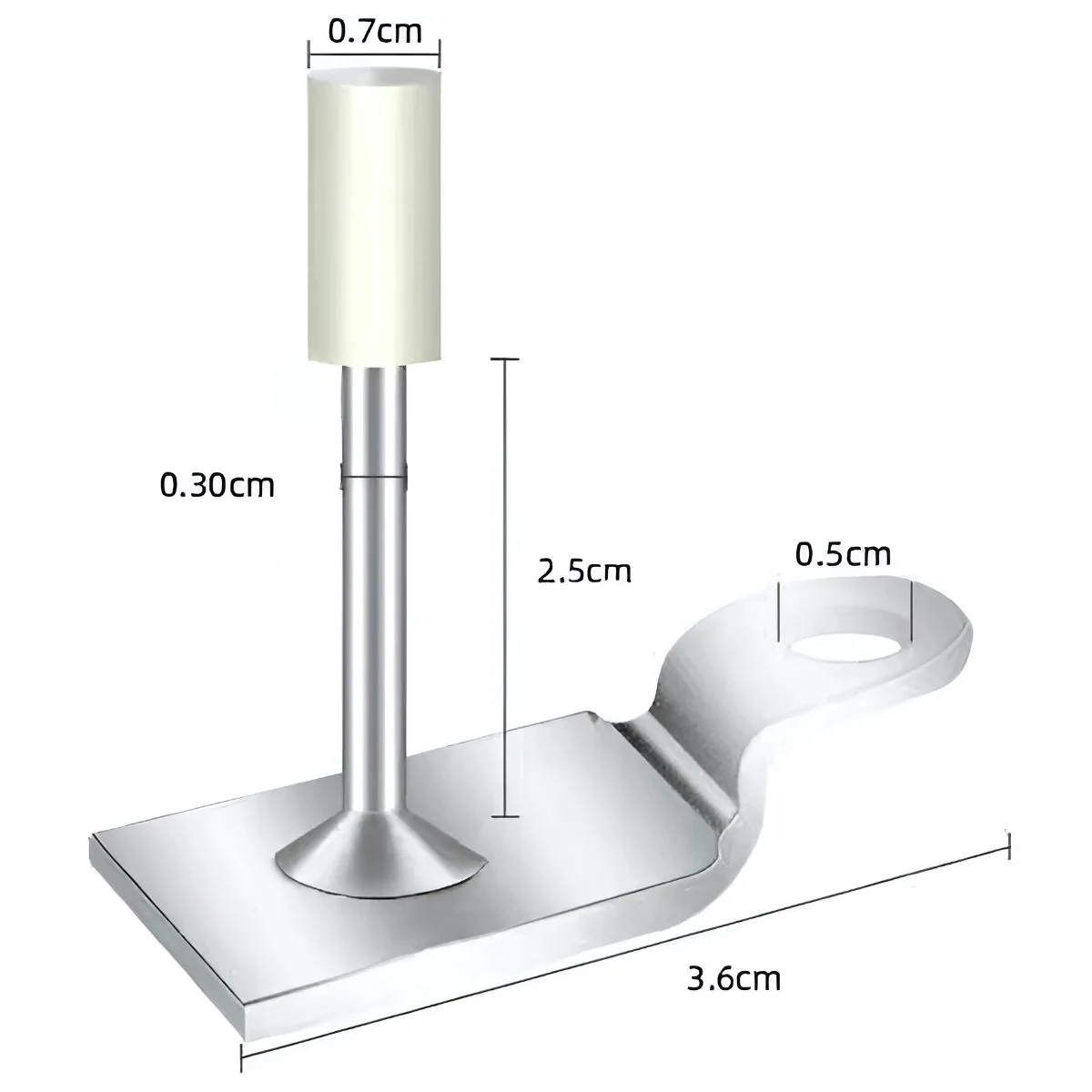 Grapa Recta 3.6Cm Con Clavo De Tiro Para Fulminante 2.5 De Largo (Pack De 100). Compatible Con AB1258.