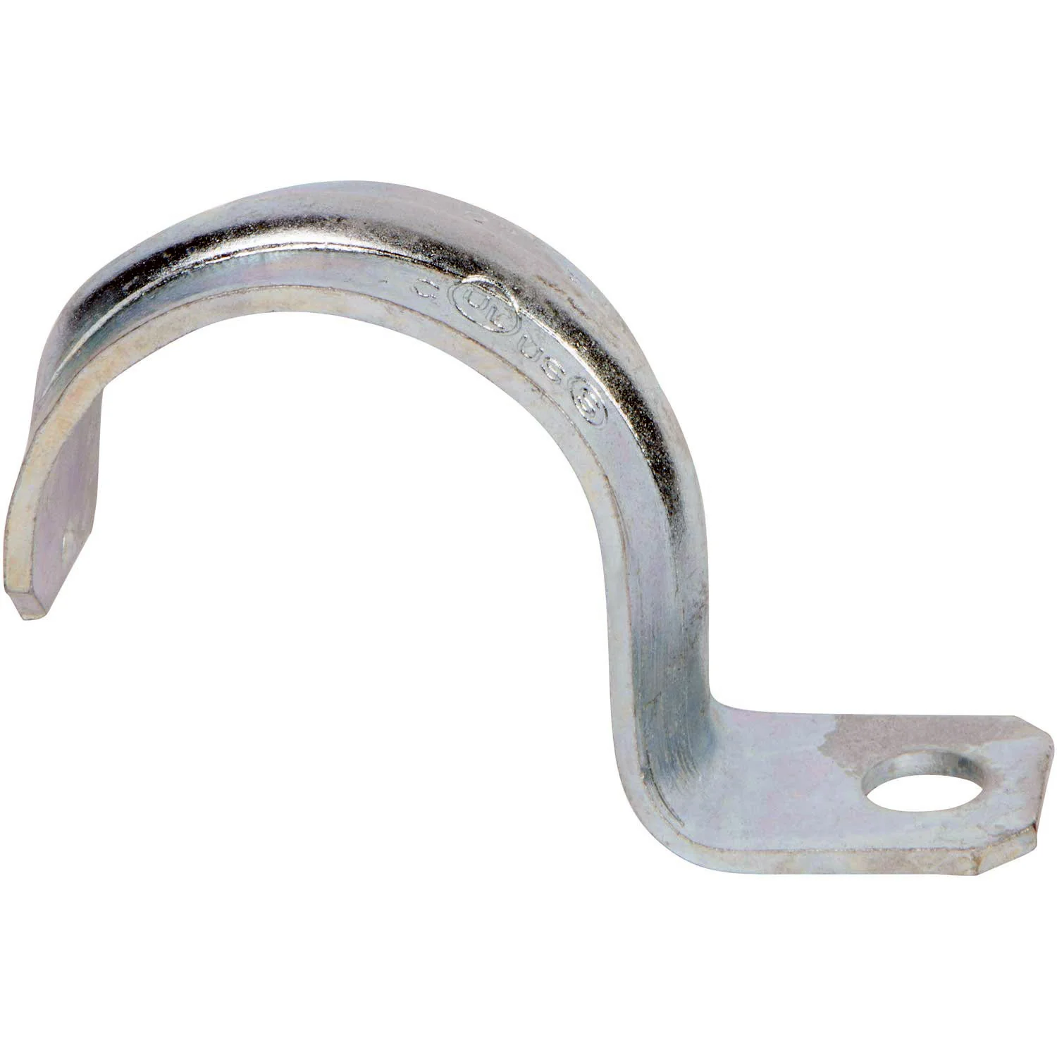Grapa Simple  Metalica EMT Para Tuberia De 1 1/4". Material Zinc. Certificado UL-E481319.