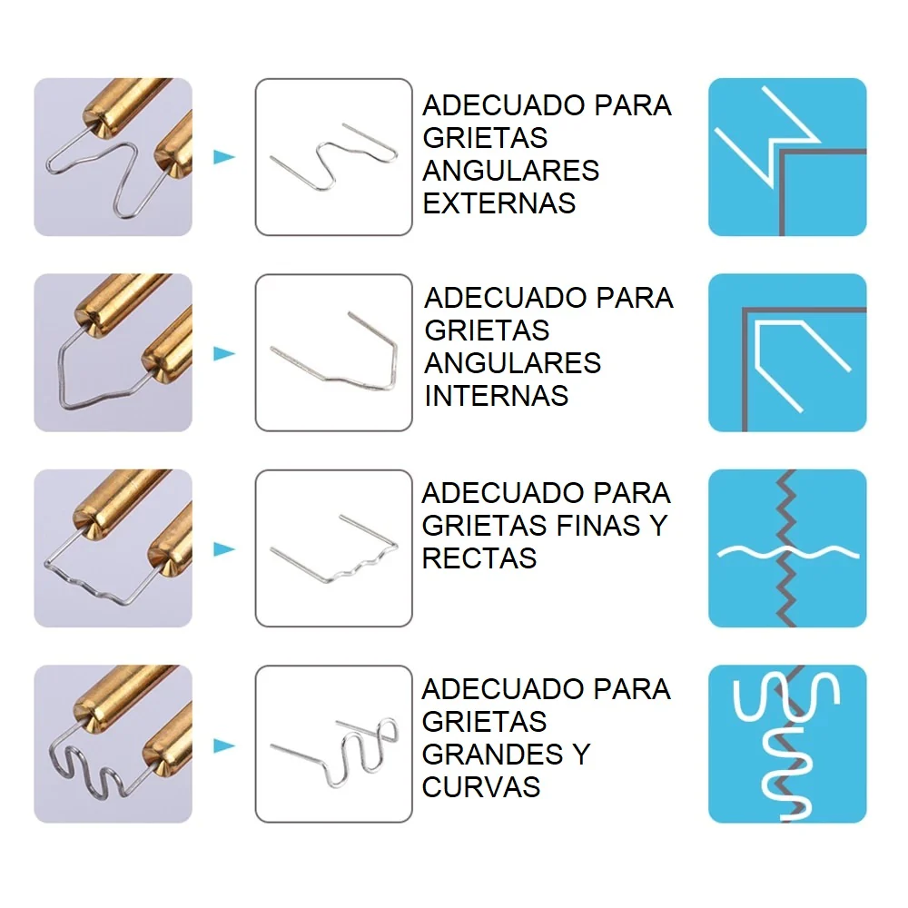 Grapas De Acero Inoxidables Para Soldadura De Plástico, 600 Unidades - Image 2