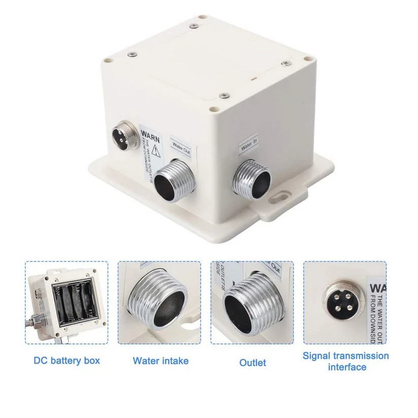 Grifo Automatico Con Sensor Para Lavamanos. Funciona A Baterias Dc 6V O Se Puede Agregar Un Adaptador DC (No Incluido). Para Agua Fria - Image 3