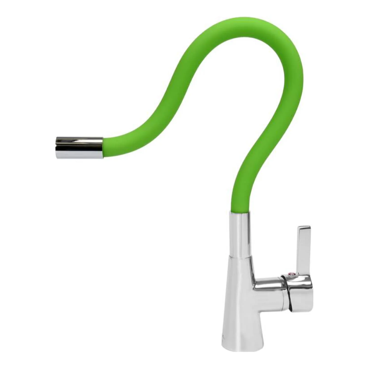 Grifo De Cocina Flexible Verde. Pluma Llave De Fregadero De Cocina Con Caño Flexible. - Image 2