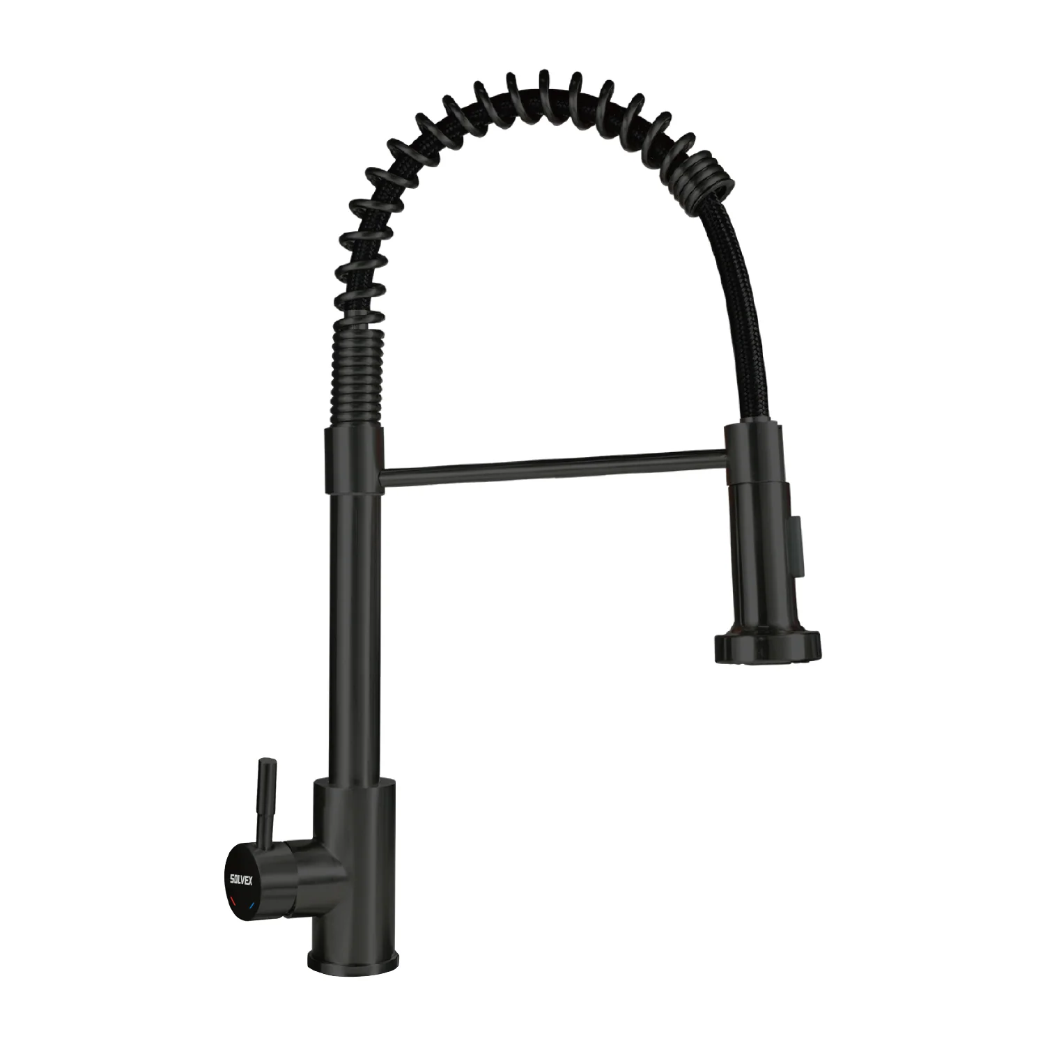Grifo De Fregador Con Manguera Extensible De 1,5 M Y Doble Función. Pluma Llave Mezcladora Para Cocina. Color Negro. - Image 2