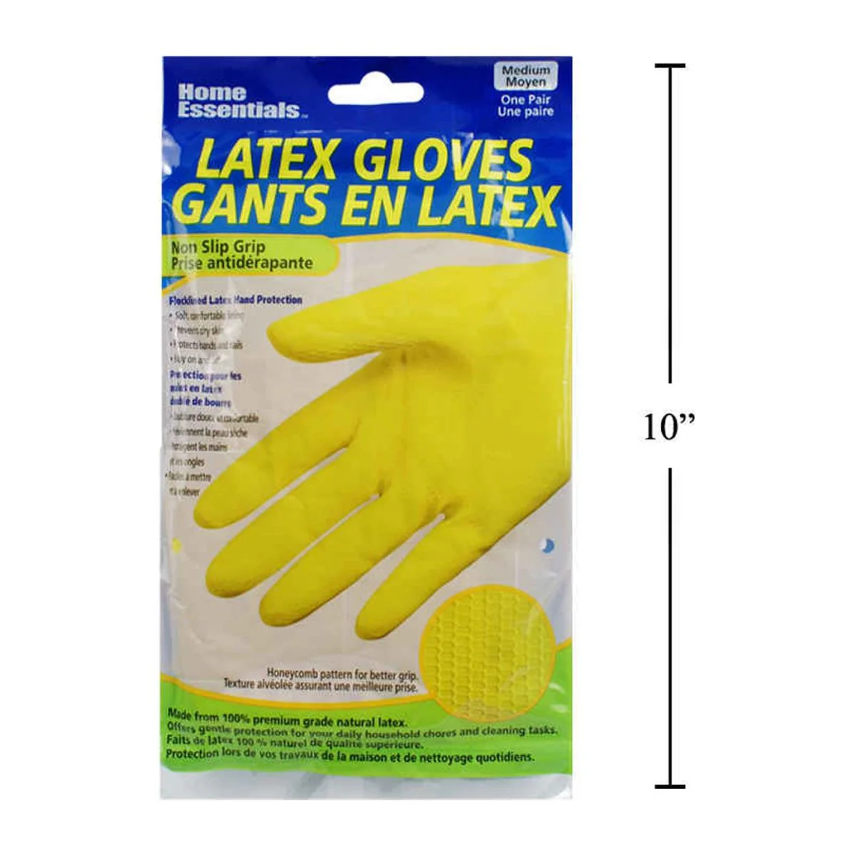 Guantes De Caucho Para El Hogar, Sz: M, 15.5 Mil, 12 "L - Image 4