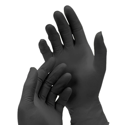 Guantes De Nitrilo De 9Mil, Color Negro, Talla L Adenna - Image 2