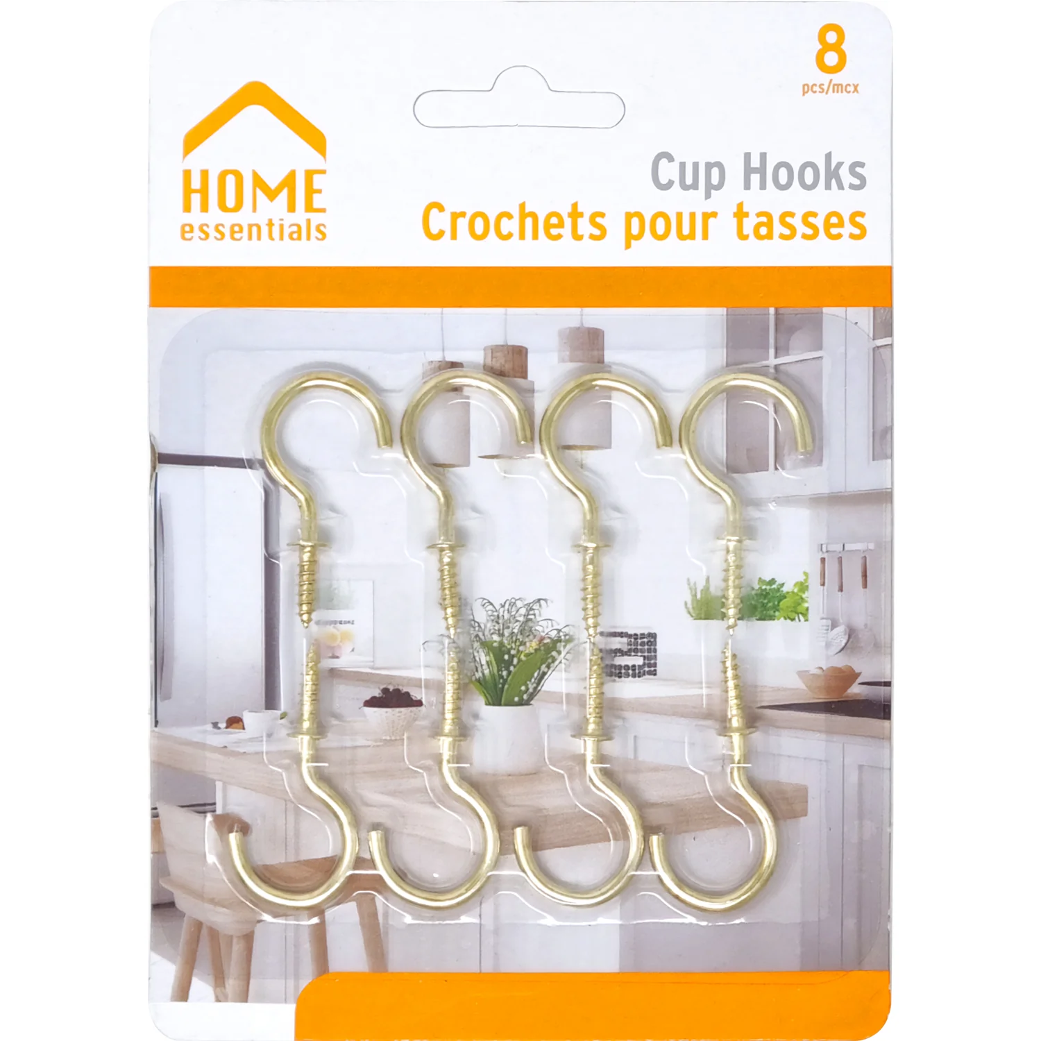 H.E. Ganchos De Metal Para Tazas, 8 Piezas, 1.5 ", B / C - Image 4
