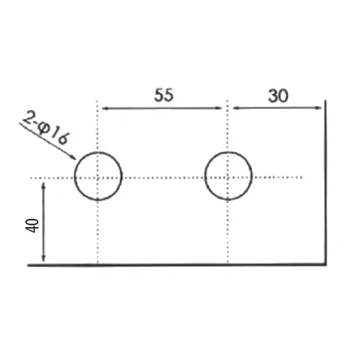 Herraje Guia Para Puerta Plegable Derecho - Image 2