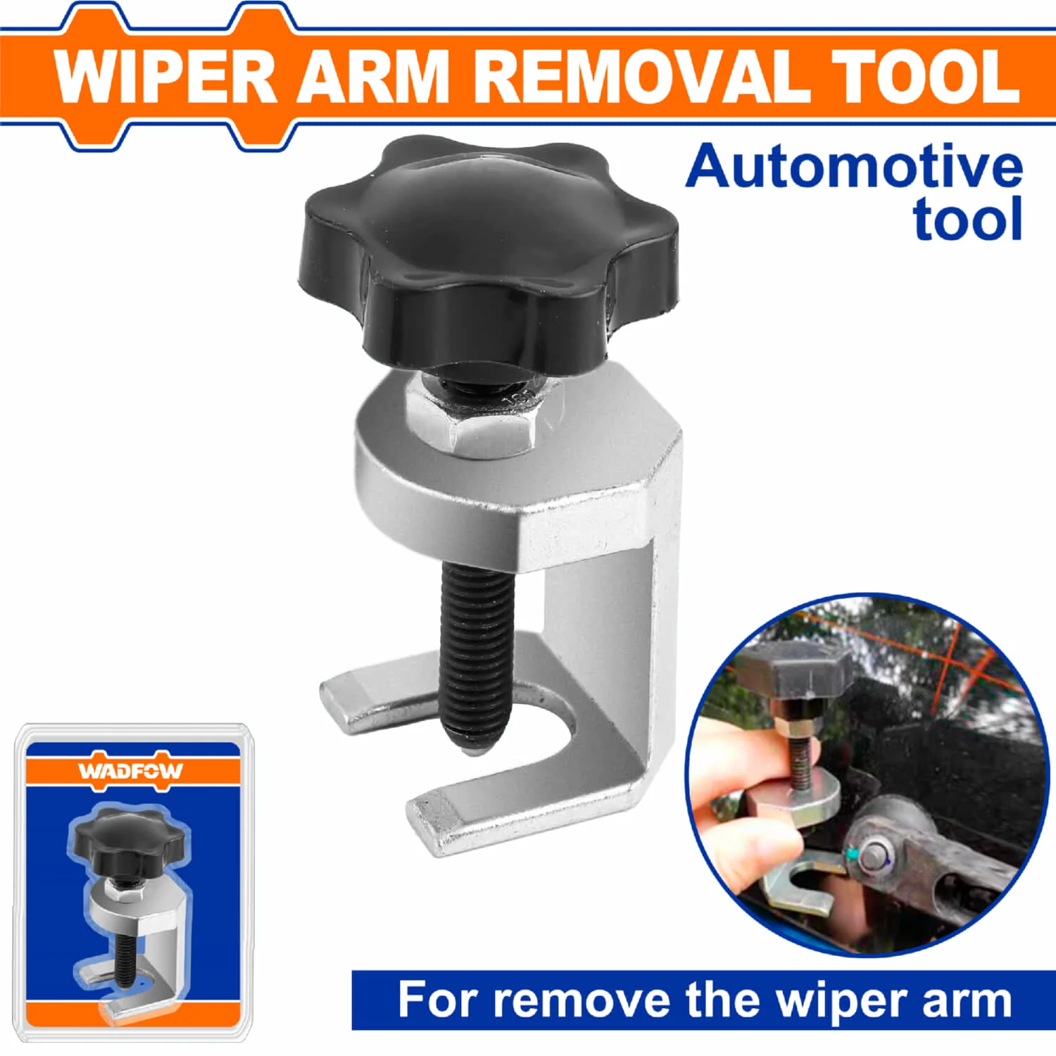 Extractor De Brazo De Limpiaparabrisas. Acero Al Carbono. Empuje Rápido Y Seguro.