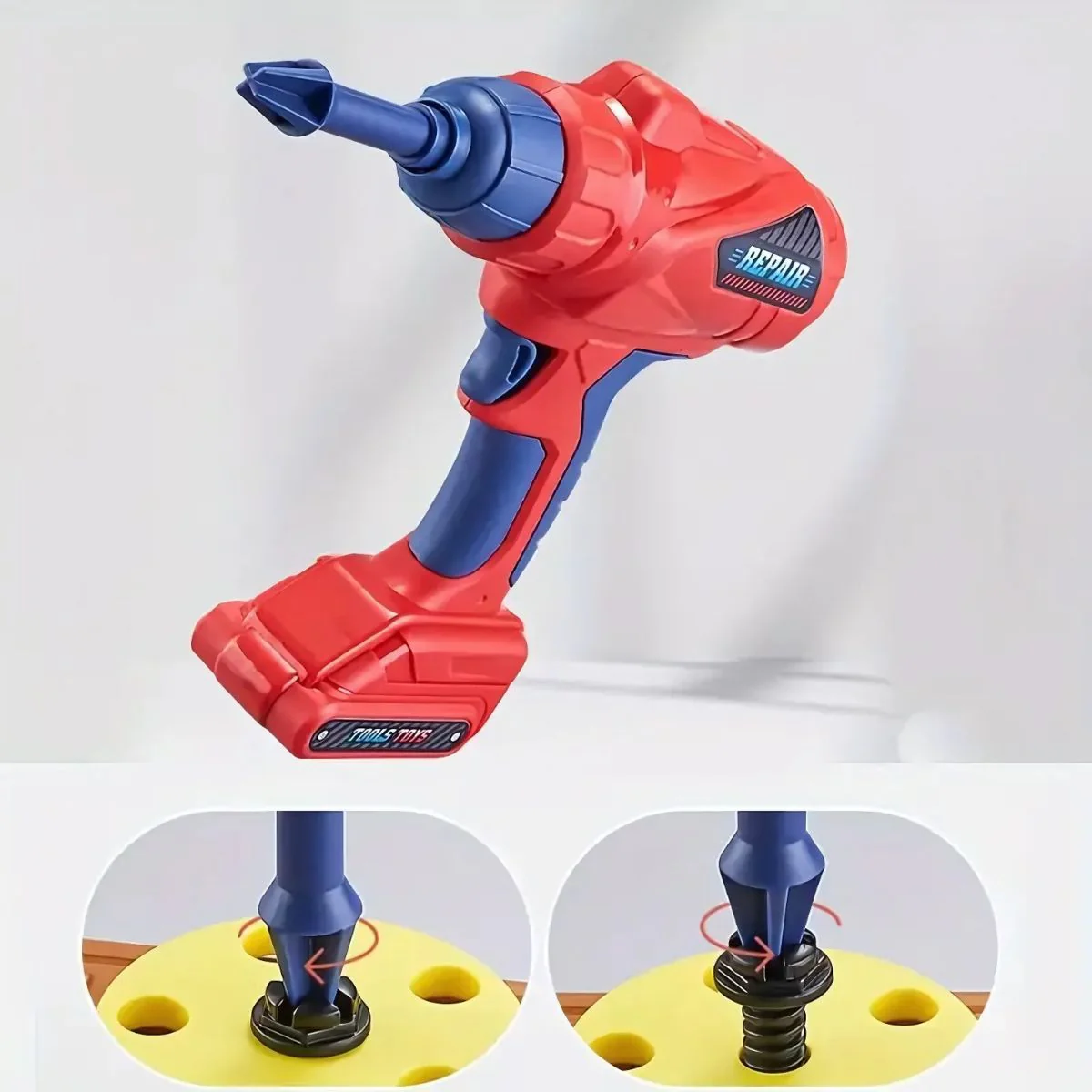Herramientas De Juguete Para Niños. Set De 47 Piezas Con Taladro Eléctrico Y Casco. Juego De Construcción Educativo. - Image 4