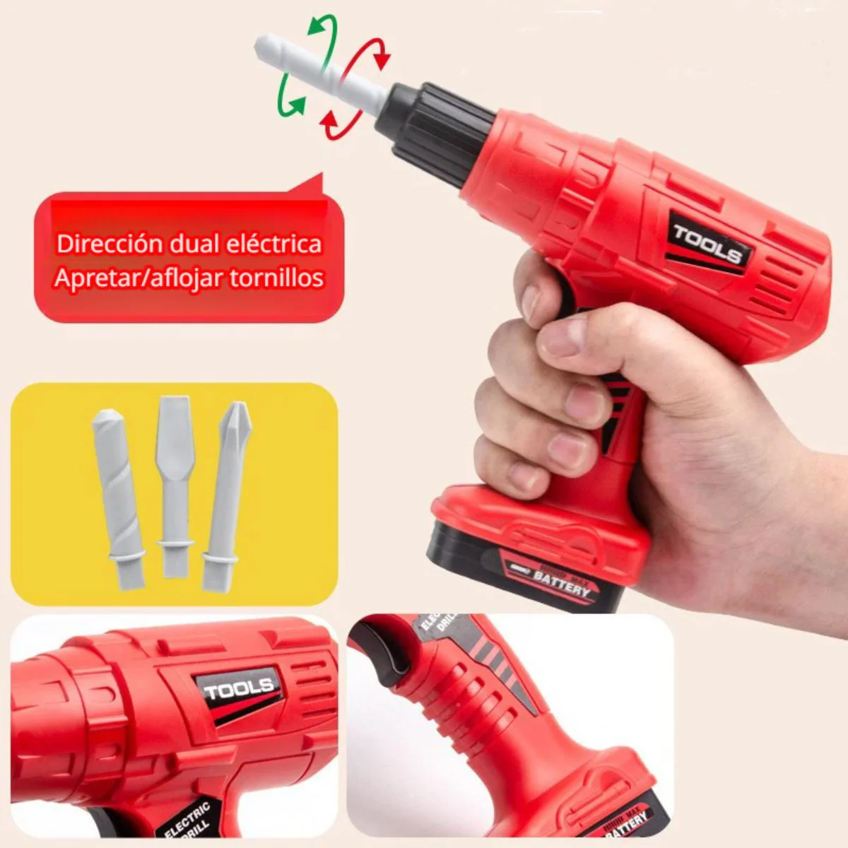 Herramientas De Juguete Para Niños. Set De 69 Piezas Con Chaleco Y Casco. Juego De Construcción Educativo. - Image 3