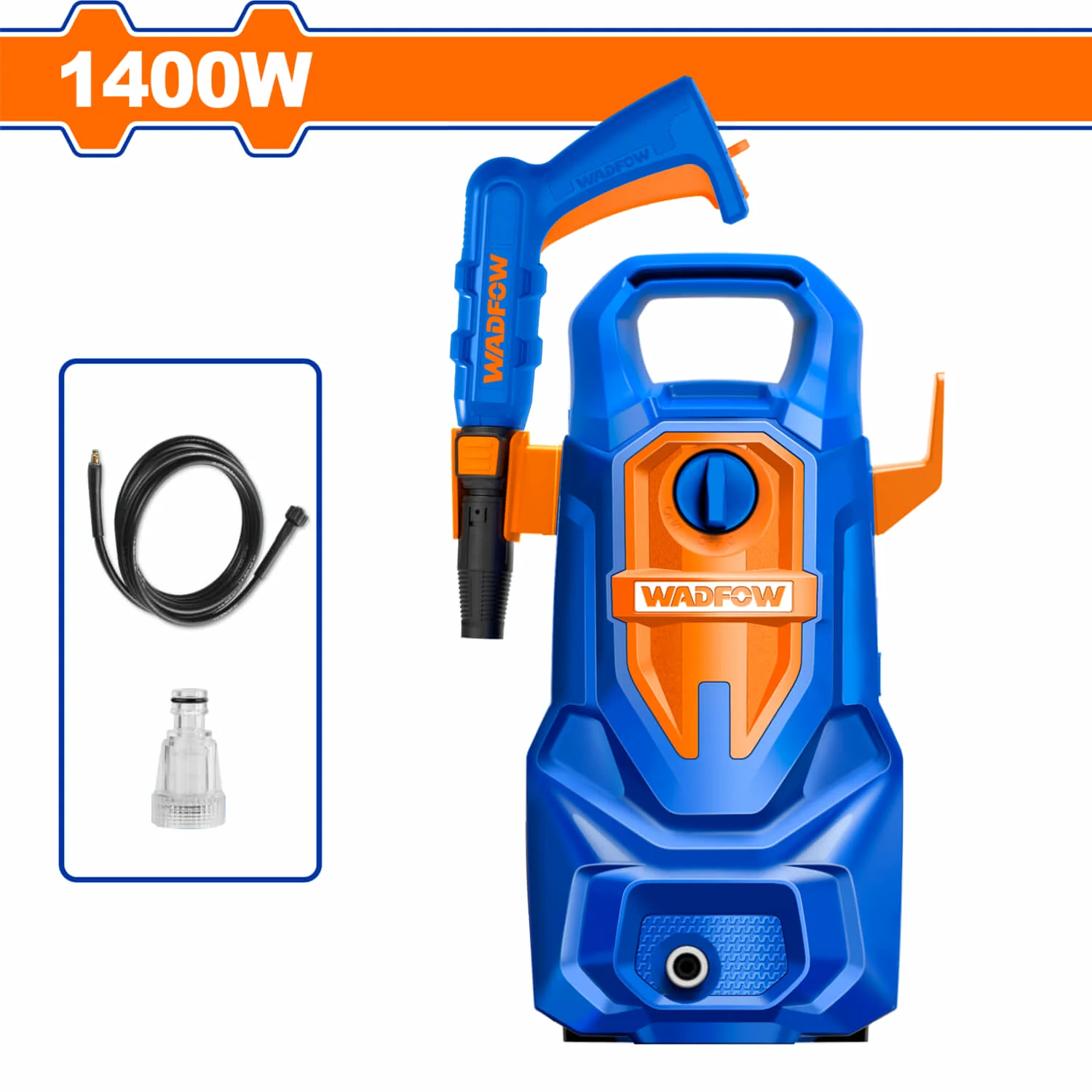 Hidrolavadora De Alta Presión. 5.6L 110-120V~60Hz. Potencia 1400W. Presión Max. 110Bar (1595PSI)