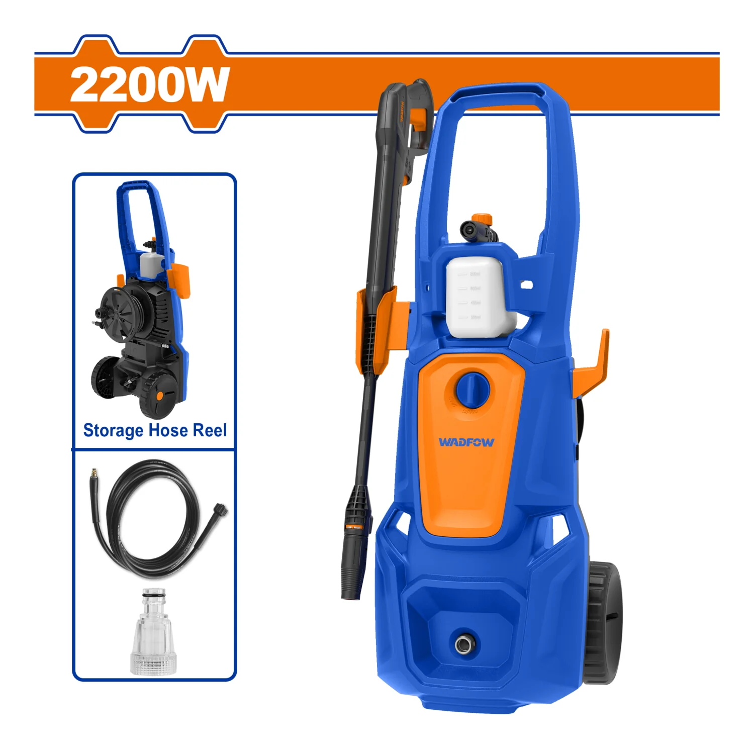 Hidrolavadora De Alta Presión. 6.0L. 110-120V~60Hz. Potencia 2200W. Presión Max. 160Bar (2320PSI) - Image 2