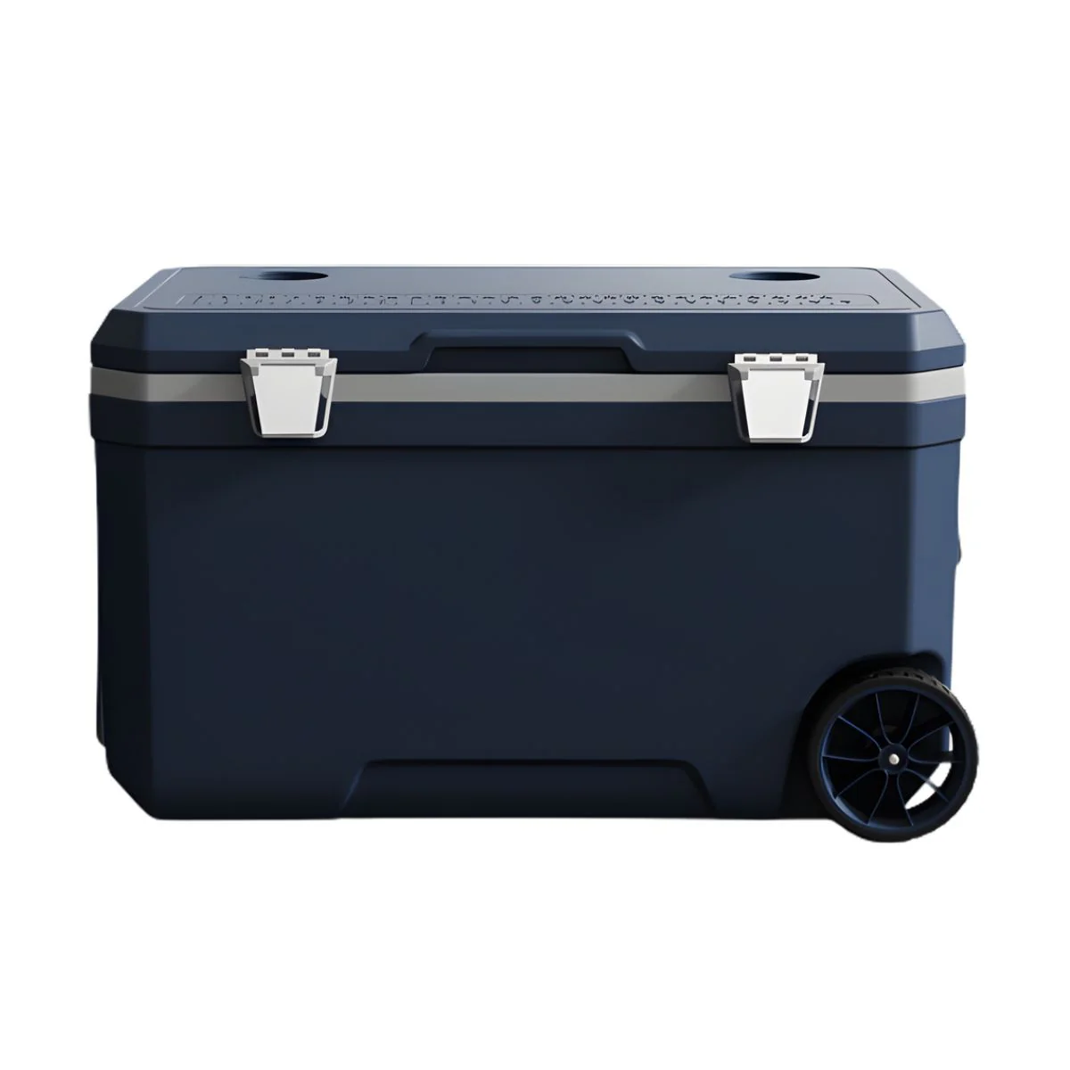 Hielera Portátil Rígida 74QT (70L) Azul Con Ruedas. Cooler Grande 74X44x42cm Para Camping, Playa Y Picnic. - Image 2