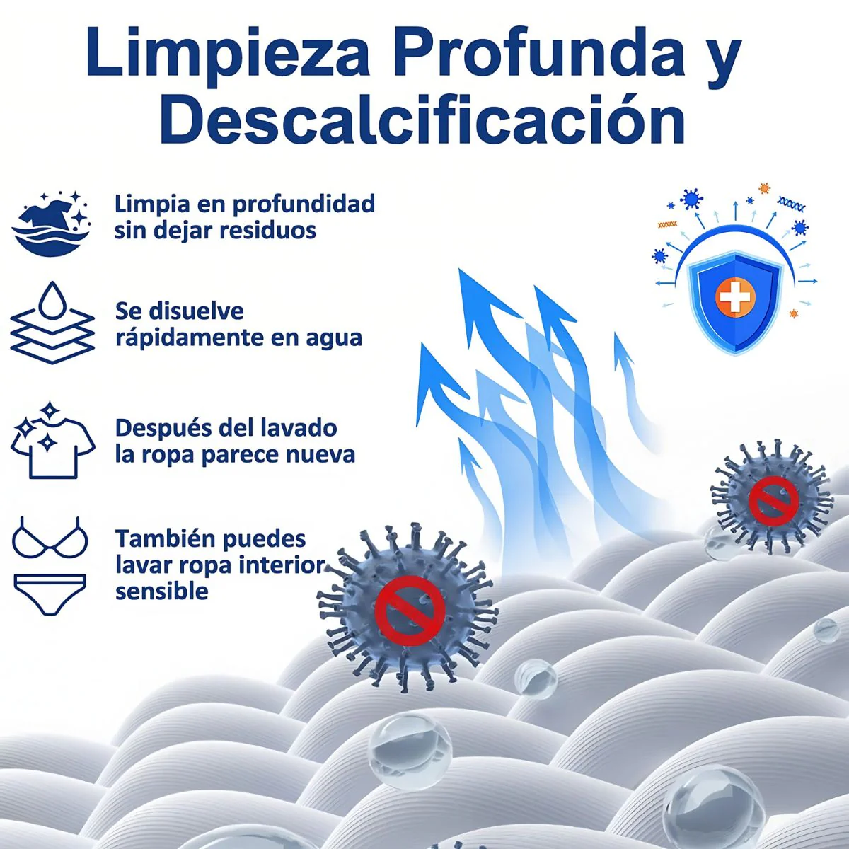 Hojas De Detergente Ultrafinas Y Concentradas – Se Disuelven En Lavadora (Pack De 120). Deja La Ropa Olorosa Y Suave. Jabón Para Lavar - Image 3