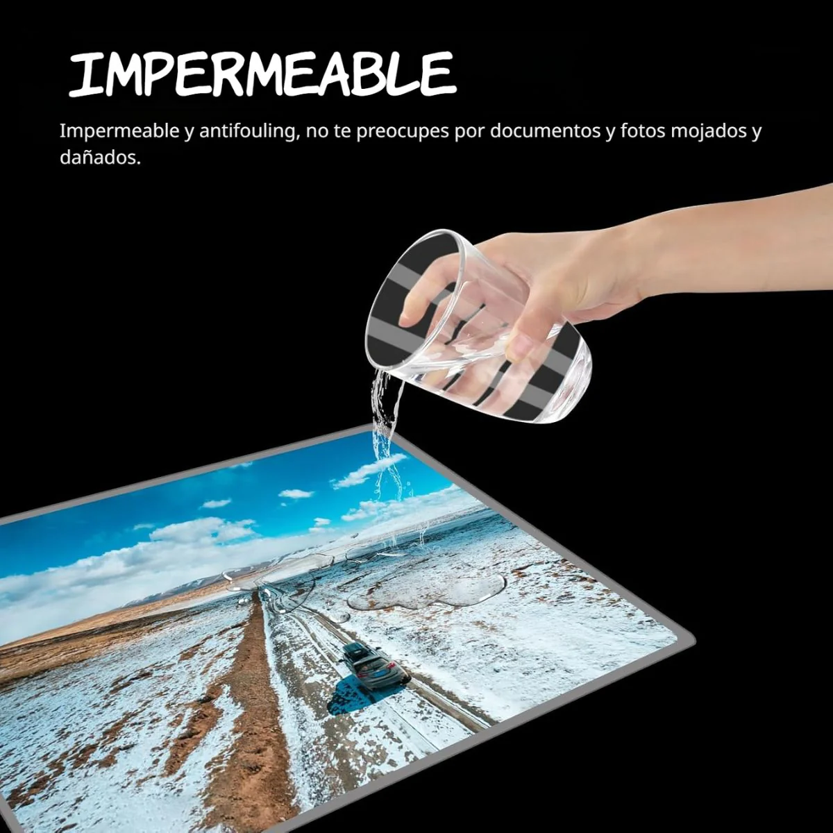 Hojas Para Plastificar A4 (Pack De 100 Unidades) 70 Micras. Laminado Térmico Impermeable. Fundas Laminas Protectoras Para Fotos Y Documentos. - Image 5