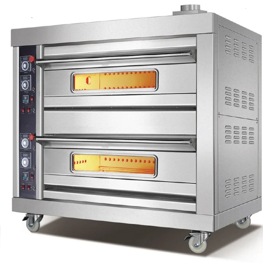 Horno De Pizza A Gas 2 Niveles Capacidad 16 Pizzas. 110V/60Hz, 200W, 1340*920*1330Mm. - Image 2
