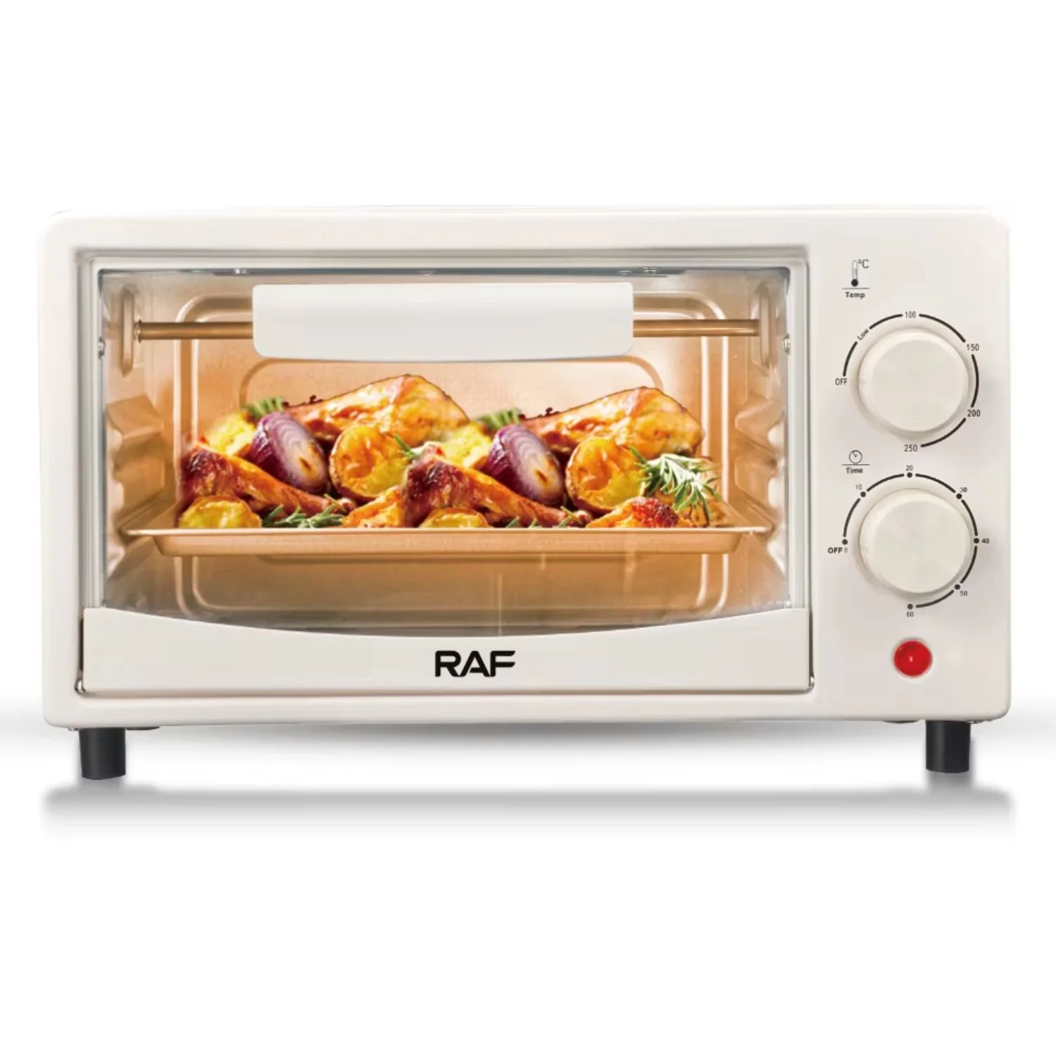Horno Eléctrico 7L  640W, Puerta De Vidrio, 2 Modos, Calor Uniforme, Control   Temperatura. Horno Tostador - Image 2