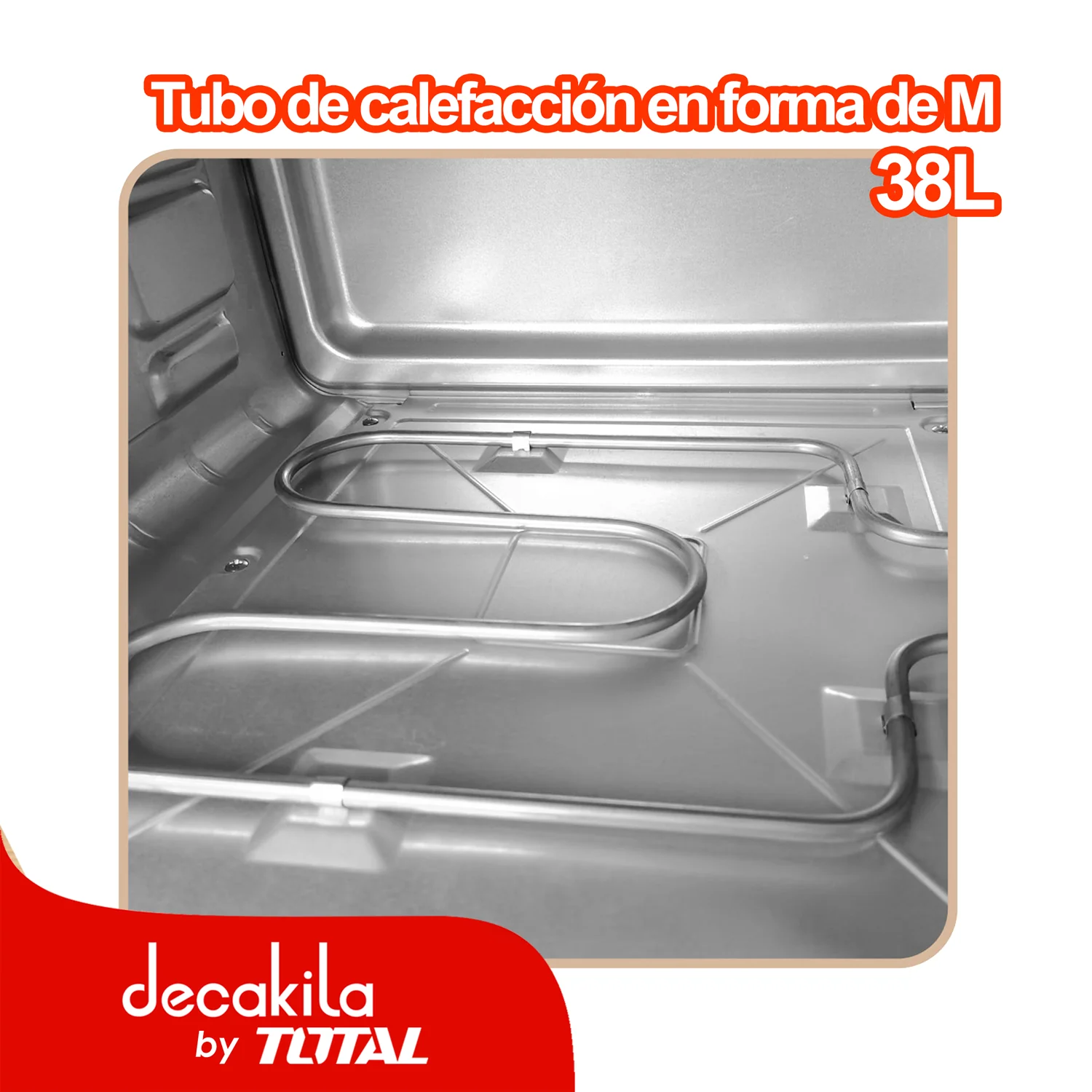 Horno Tostador 38L - 1600W - 120V Con Asador, Control De Temperatura Y Temporizador - Image 2