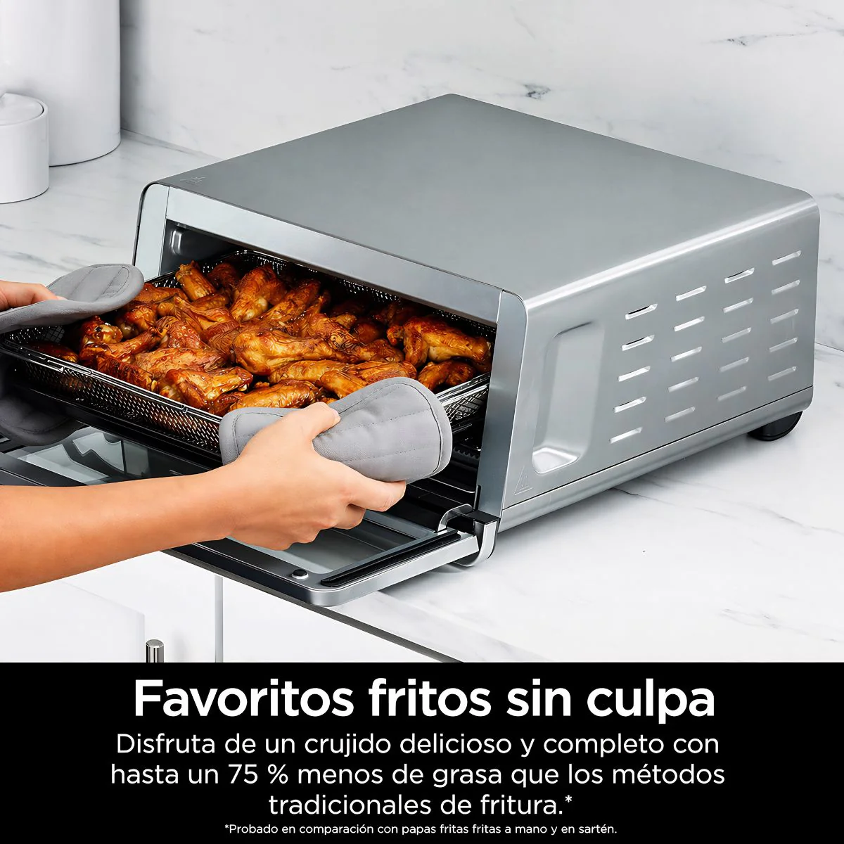 Horno Tostador Con Air Fryer Ninja Flip Ovencrisp. Freidora De Aire Y Horno Eléctrico Multifuncional 8 En 1. - Image 3
