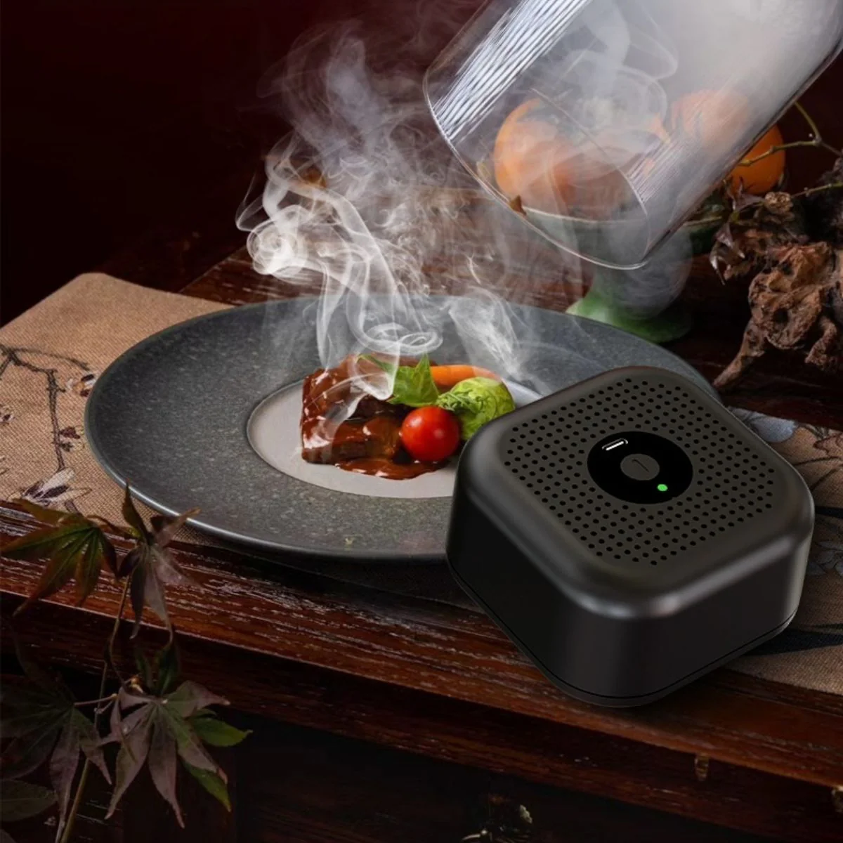 Infusor De Humo Eléctrico Para Bebidas Cócteles. Máquina De Ahumado Para Alimento. Ahumador Portátil. Color Negro. - Image 2