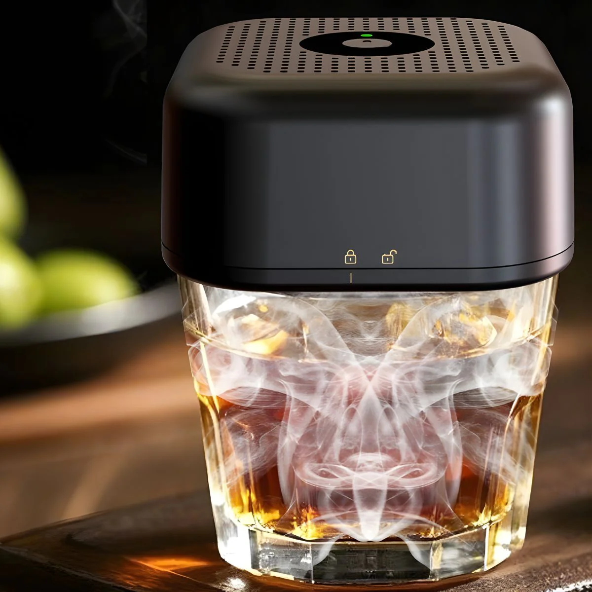 Infusor De Humo Eléctrico Para Bebidas Cócteles. Máquina De Ahumado Para Alimento. Ahumador Portátil. Color Negro. - Image 3