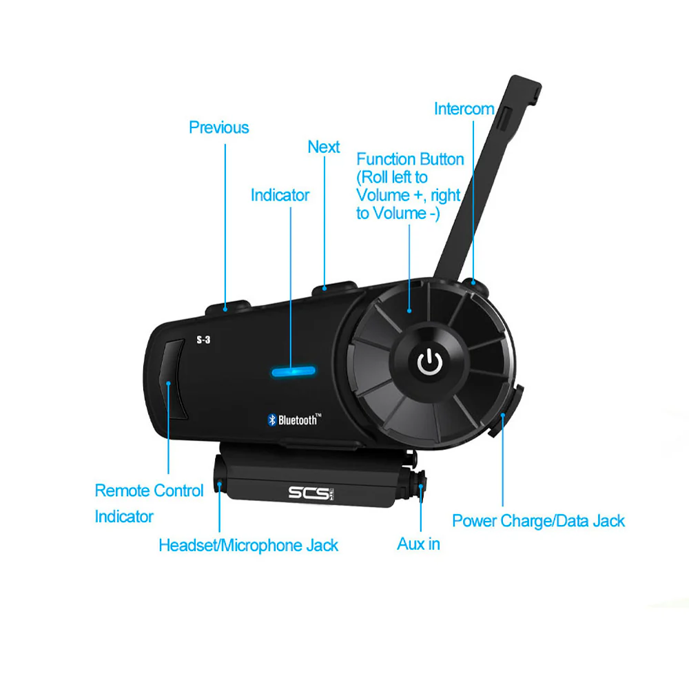 Intercomunicador Bluetooth Para Casco S3 - Image 5