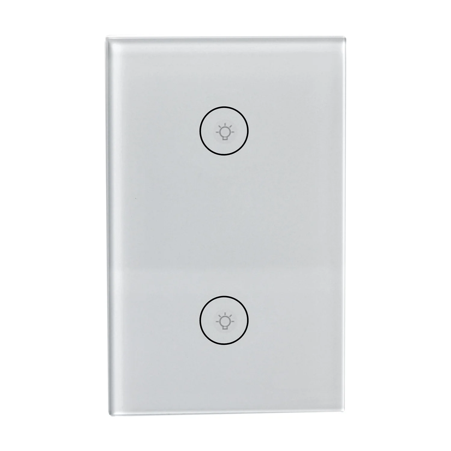 Interruptor Inteligente Smart Switch Funciona Mediante Conexión RF Bluetooth Y Wifi. Color Blanco