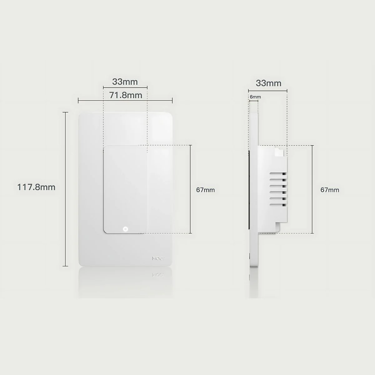 Interruptor Inteligente Wifi De Pared Con Neutro Doble Compatible Con Alexa Y Google Assistant.10A. 90-240V. 50-60 Hz - Image 6