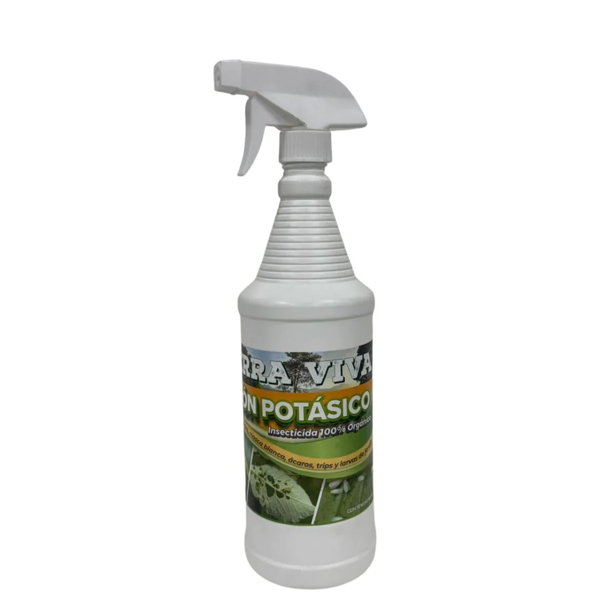 Jabón Potásico Insecticida De Uso Directo Tierra Viva, 100% Orgánico. 1 Litro