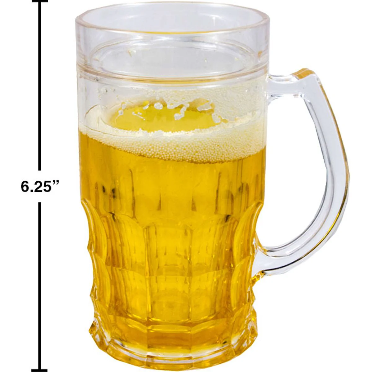Jarra De Cerveza Helada De Doble Pared Luciano De 450 Ml Con Asa - Image 6